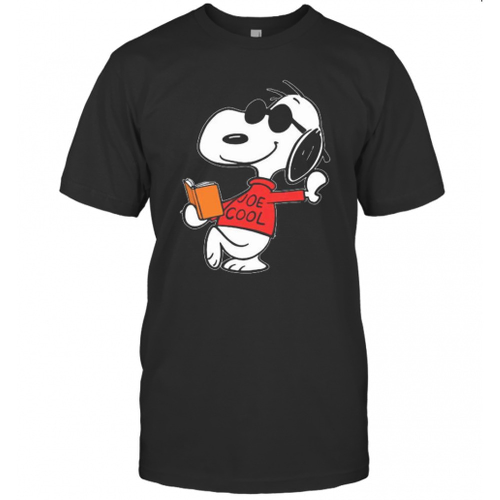 Snoopy Reading Book Joe Cool T-Shirt